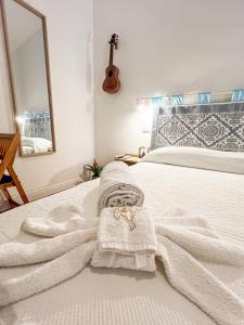 Postel nebo postele na pokoji v ubytování B&B Il Mare di Terrasini