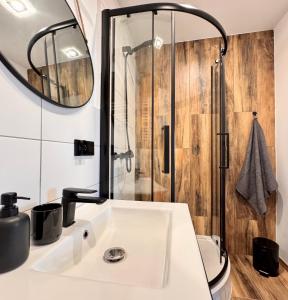 Koupelna v ubytování Apartamenty Marea Rentals Old Town Ustka