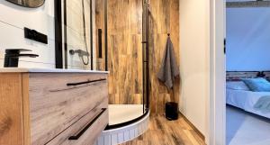 Koupelna v ubytování Apartamenty Marea Rentals Old Town Ustka