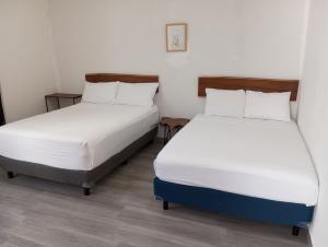 Postel nebo postele na pokoji v ubytování Casa BOSQUE LUCIERNAGAS