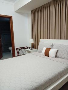 Postel nebo postele na pokoji v ubytování Céntrico y acogedor apartamento en Bella Vista