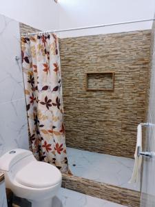 Phòng tắm tại Bungalows de Chotos