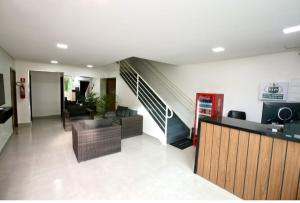 Vstupní hala nebo recepce v ubytování Hotel Paraiso em Valparaíso Goiás