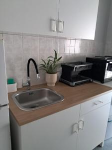 A kitchen or kitchenette at spyridoula studio