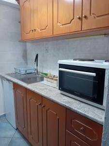 A kitchen or kitchenette at spyridoula studio