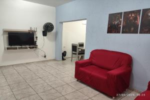 Ruang duduk di Excelente casa dois pavimentos
