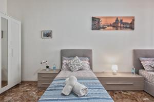 Postel nebo postele na pokoji v ubytování Bd home