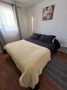 Postel nebo postele na pokoji v ubytování Cabañas Campestres El Sauce