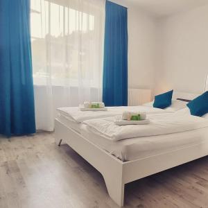 Postel nebo postele na pokoji v ubytování BORA Appartements Zell am See