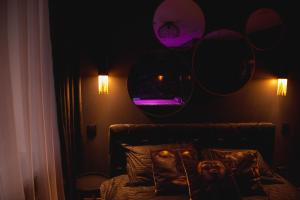 Posezení v ubytování Euforia - Jacuzzi apartment Ukmergė