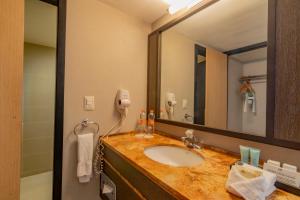Koupelna v ubytování Hotel Lucerna Ciudad Juarez