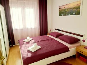 Postel nebo postele na pokoji v ubytování Apartman Vedra