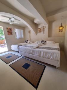 Postel nebo postele na pokoji v ubytování Nature Stay + 37 fotografií