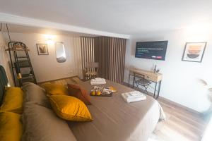 Χώρος καθιστικού στο Mirò Suite Catania - Elegant Apartment Centro Storico