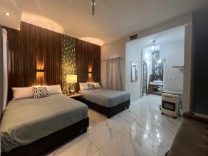 Postel nebo postele na pokoji v ubytování DEPARTAMENTO CON TERRAZA Y VISTA para 6 personas