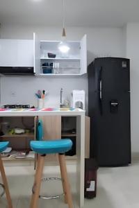 Η κουζίνα ή μικρή κουζίνα στο Mantis Loft 501 Blue Dream's