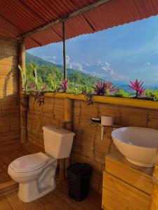 Koupelna v ubytování Andino Glamping