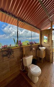 Koupelna v ubytování Andino Glamping