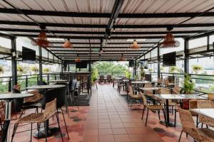 Restoran või mõni muu söögikoht majutusasutuses Bunde Haus Hotel EXPRESS BOUTIQUE