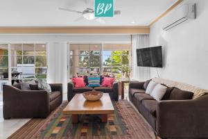 Χώρος καθιστικού στο La Puntilla - Villas with Gated Beach Access