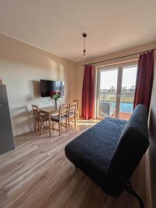 Μια τηλεόραση ή/και κέντρο ψυχαγωγίας στο M&K Apartament Ptasie opowieści, Gdańsk - Wyspa Sobieszewska