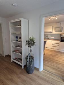 Kuchyň nebo kuchyňský kout v ubytování Ferienwohnung Knoerck Weikersheim