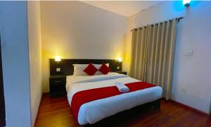 Ένα ή περισσότερα κρεβάτια σε δωμάτιο στο Hotel Juju