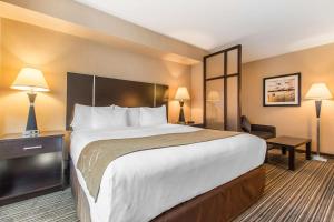 Postel nebo postele na pokoji v ubytování Comfort Suites Downtown