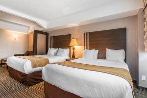 Postel nebo postele na pokoji v ubytování Comfort Suites Downtown