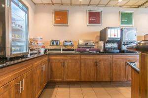 Kuchyň nebo kuchyňský kout v ubytování Comfort Suites Downtown