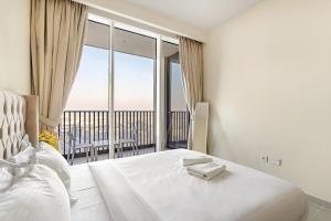 Postel nebo postele na pokoji v ubytování FIRST CLASS 1BR Cozy Harbour Hideaway + 26 fotografií