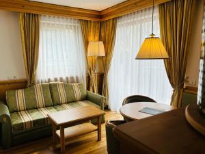 Posezení v ubytování Naturhotel Sonnenhof
