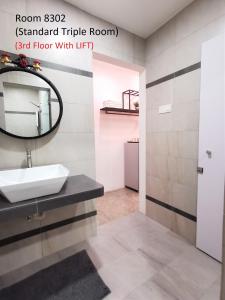 Koupelna v ubytování Mwv Family Suite Room