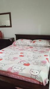 Postel nebo postele na pokoji v ubytování Hospedaje Lulú - Licores 24