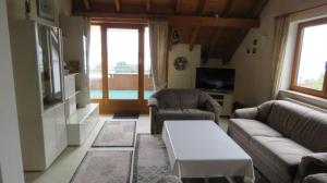 Χώρος καθιστικού στο Panorama Seeblick