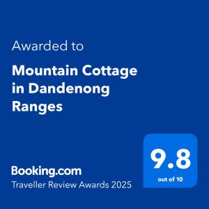 Romantic Retreat with Spa and Private Gardens的证书、奖牌、标识或其他文件