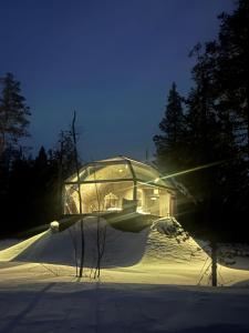 Το Aurora Queen Resort Igloos τον χειμώνα
