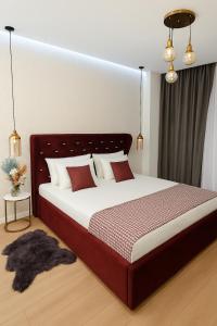 Postel nebo postele na pokoji v ubytování Hotel Capital Inn Tirana