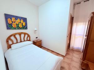 Postel nebo postele na pokoji v ubytování Hostal Castilla