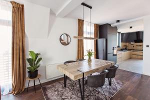 Dapur atau dapur kecil di Loft Gryfita