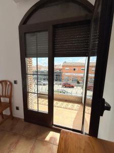Balkón nebo terasa v ubytování Hostal Castilla
