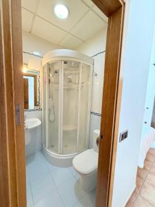 Koupelna v ubytování Hostal Castilla