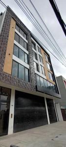 Budova, kde se aparthotel nachází