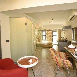 Kuchyň nebo kuchyňský kout v ubytování Alp Pasa Fiore Garden Suites - Special Class