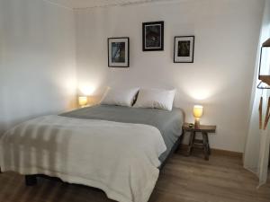 Postel nebo postele na pokoji v ubytování chez KD