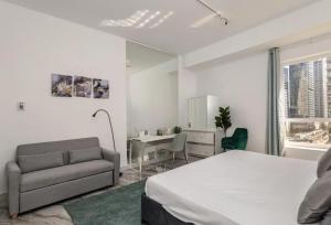 Posezení v ubytování Ahlan Premium Luxury Marina Cityview JBR