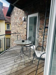 Balkón nebo terasa v ubytování Hotel am Malerwinkel