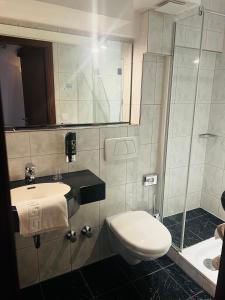 Koupelna v ubytování Hotel am Malerwinkel