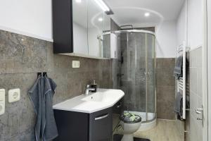 Bilik mandi di Ferienhaus