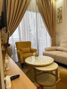 Χώρος καθιστικού στο TranquilHaven Antara Putrajaya